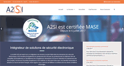 Desktop Screenshot of a2si-securite.fr